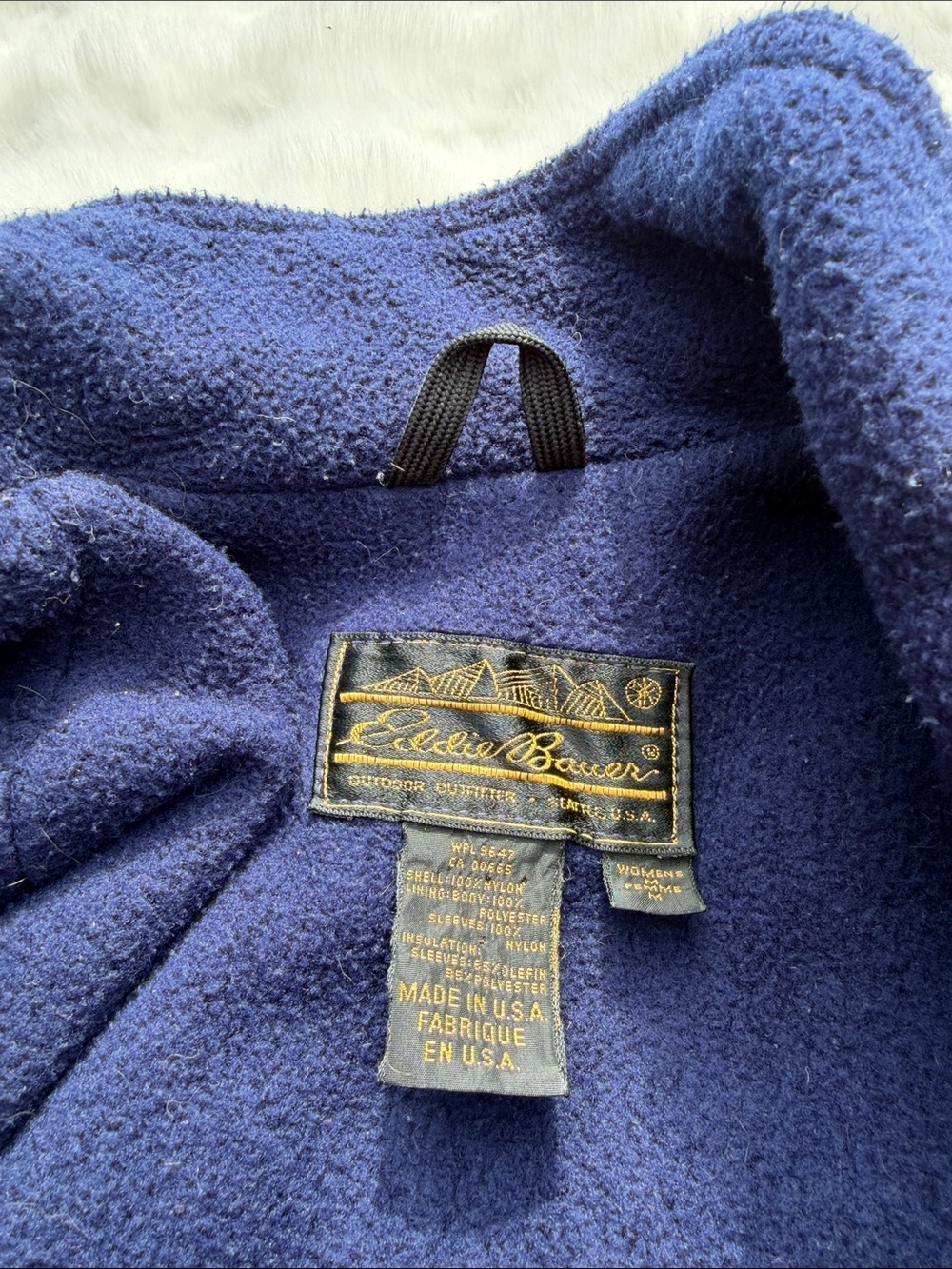 Vintage Eddie Bauer fleece lined windbreaker ski jacket - women’s medium magenta - Picture 7 of 9